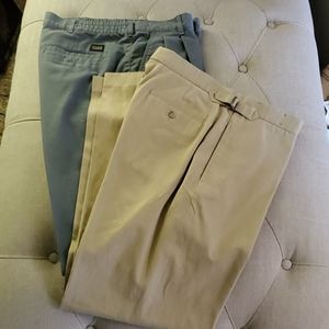 Bundle of Mens dress pants 33x32